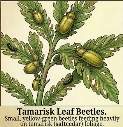Tamarisk Leaf Beetles - Pestipedia