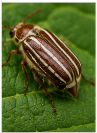 Lined June Beetle - Pestipedia